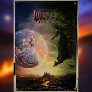 WICKED FOR GOOD (2025) - ORIGINAL DOUBLE SIDED MOVIE POSTER